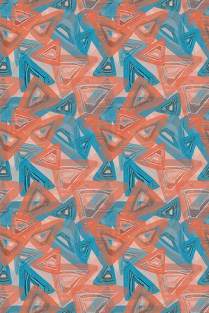 三角形印花华亿平台图片