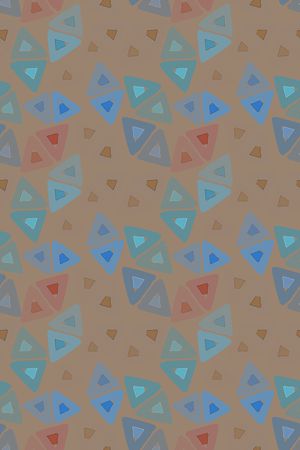 三角形印花华亿平台图片