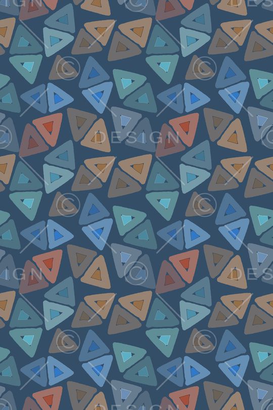 三角形印花华亿平台图片