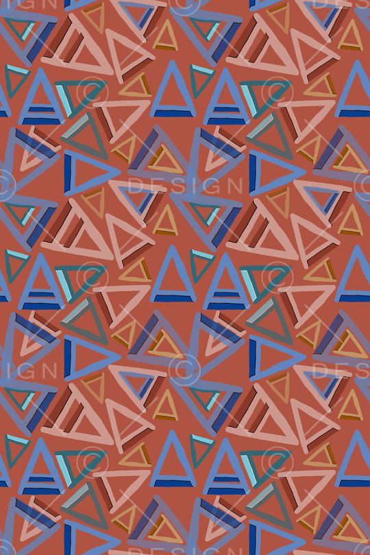 三角形印花华亿平台图片