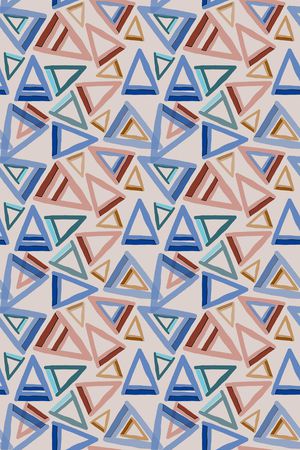 三角形印花华亿平台图片