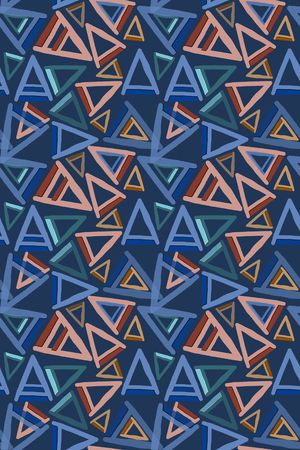 三角形印花华亿平台图片