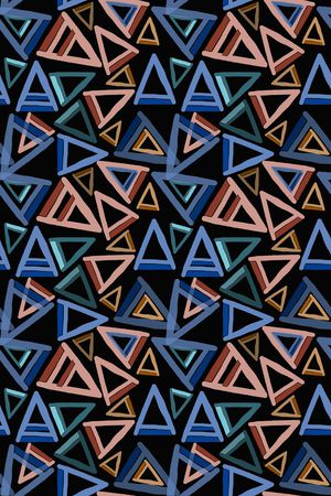 三角形印花华亿平台图片