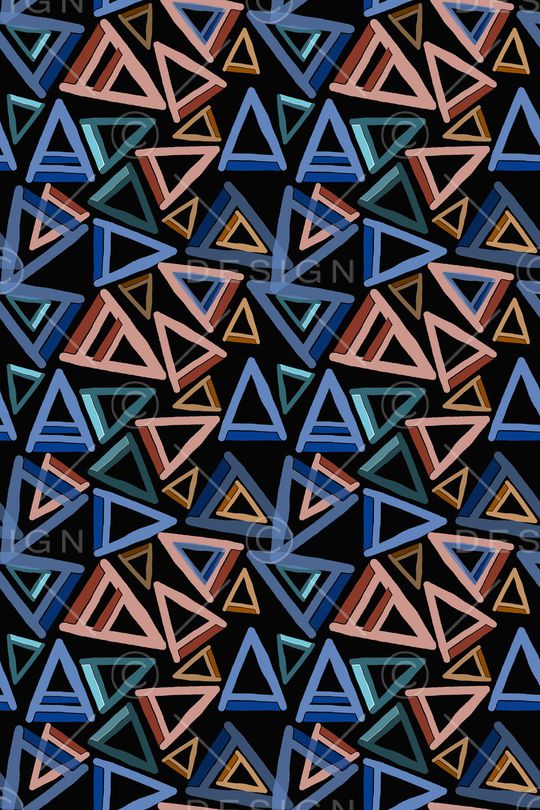 三角形印花华亿平台图片