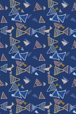 三角形印花华亿平台图片