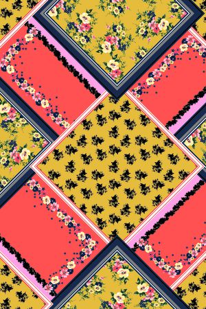 几何印花华亿平台图片