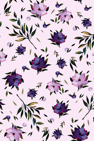 小碎花印花华亿平台图片