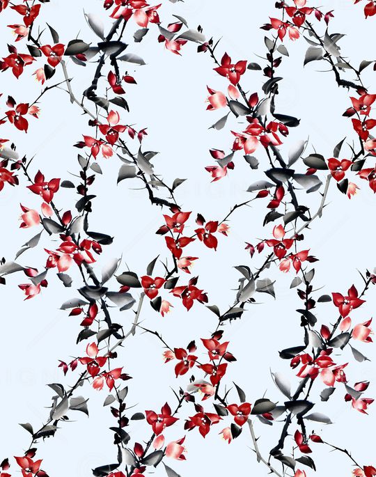 小碎花印花华亿平台图片