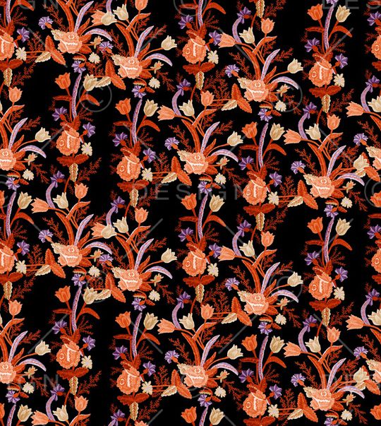 小碎花印花华亿平台图片