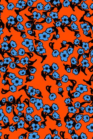 小碎花印花华亿平台图片