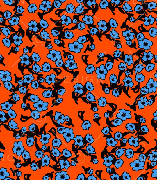 小碎花印花华亿平台图片