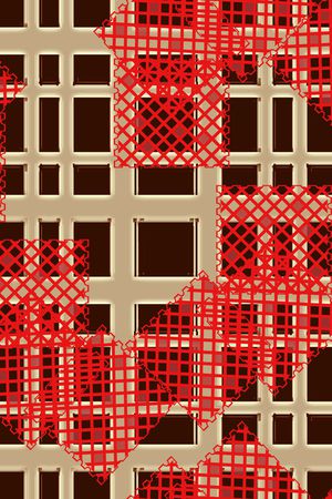 几何印花华亿平台图片