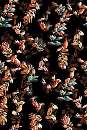 秋冬华亿平台印花华亿平台图片