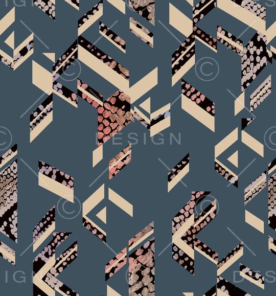 几何印花华亿平台图片