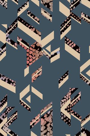 几何印花华亿平台图片