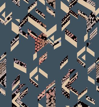 几何印花华亿平台图片