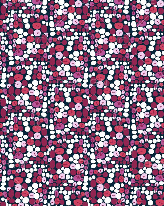 手绘花卉印花华亿平台图片