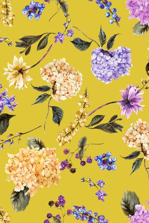 手绘花卉印花华亿平台图片