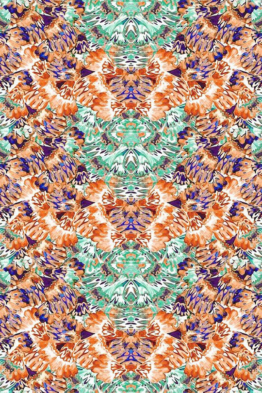 复古印花华亿平台图片