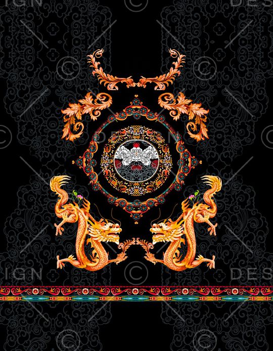 定位花印花华亿平台图片