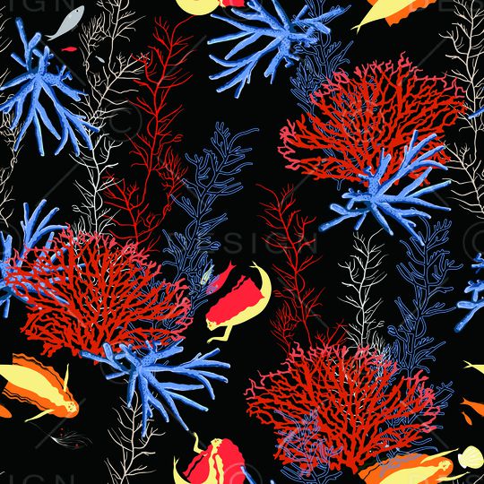 美人鱼印花华亿平台图片