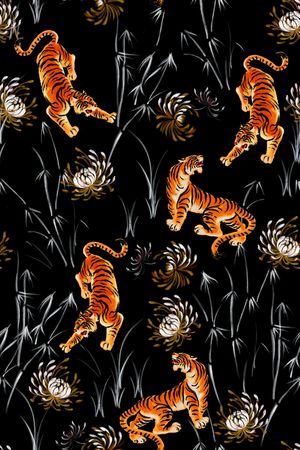 小碎花印花华亿平台图片