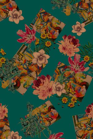 小碎花印花华亿平台图片