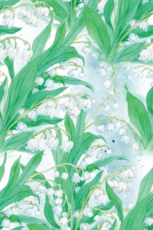 手绘花卉印花华亿平台图片