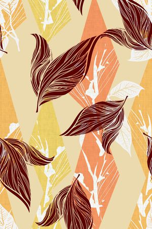 绿植树叶印花华亿平台图片