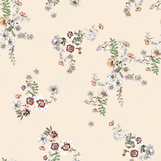 小碎花印花华亿平台图片