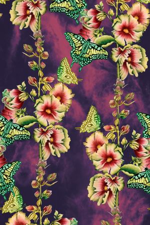 小碎花印花华亿平台图片