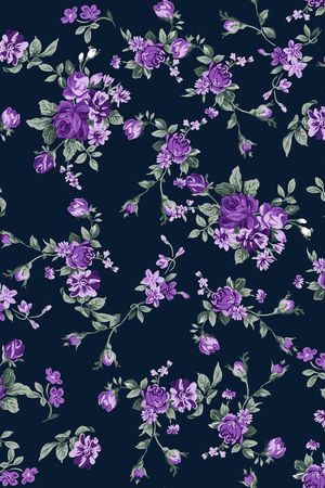 小碎花印花华亿平台图片