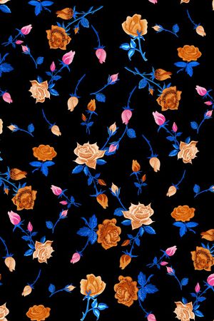 小碎花印花华亿平台图片