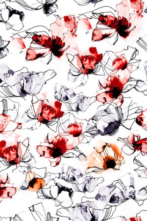 小碎花印花华亿平台图片