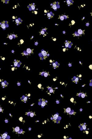 小碎花印花华亿平台图片