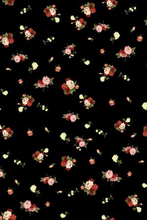 绣球花印花华亿平台图片