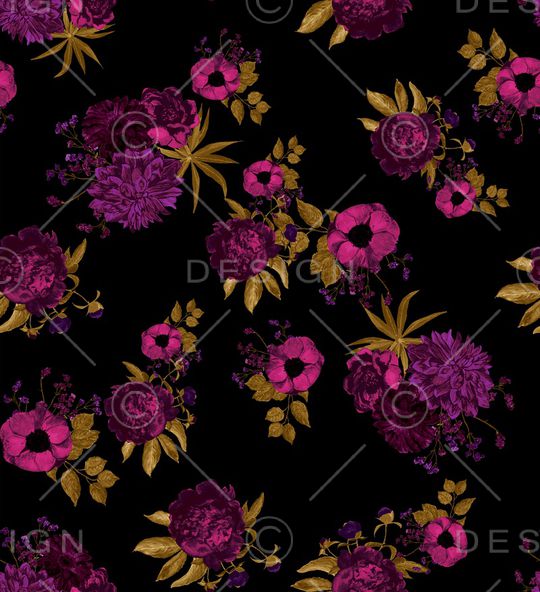 小碎花印花华亿平台图片