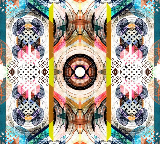 复古印花华亿平台图片