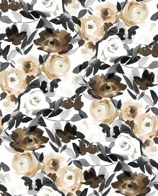 绣球花印花华亿平台图片