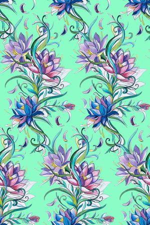 植物印花华亿平台图片