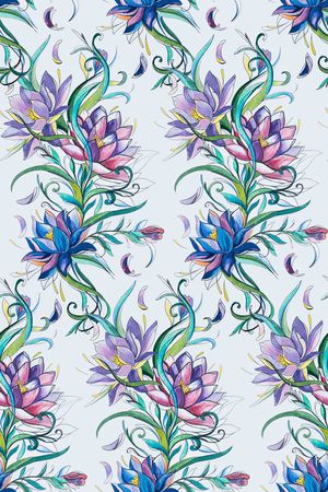 植物印花华亿平台图片