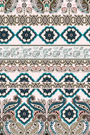 复古花夲印花华亿平台图片