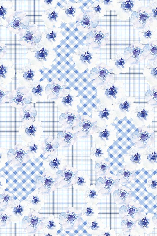 格子印花华亿平台图片