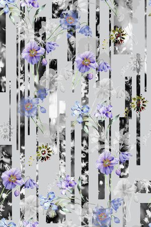 清爽印花华亿平台图片