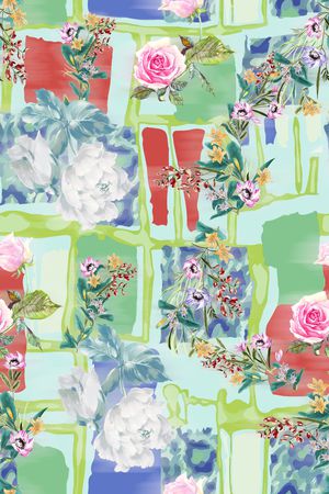 清爽印花华亿平台图片