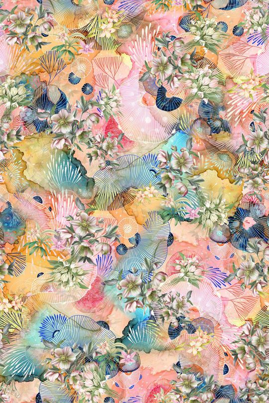 清爽印花华亿平台图片