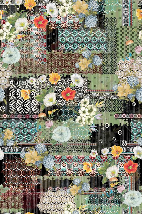 清爽印花华亿平台图片