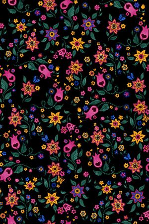 玫瑰花印花华亿平台图片