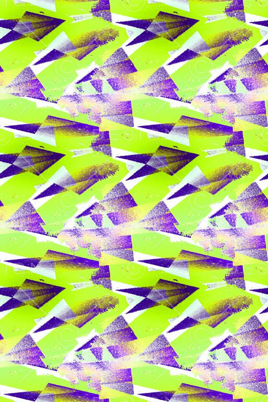 抽象男装印花华亿平台图片