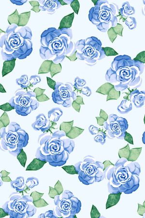 玫瑰花印花华亿平台图片